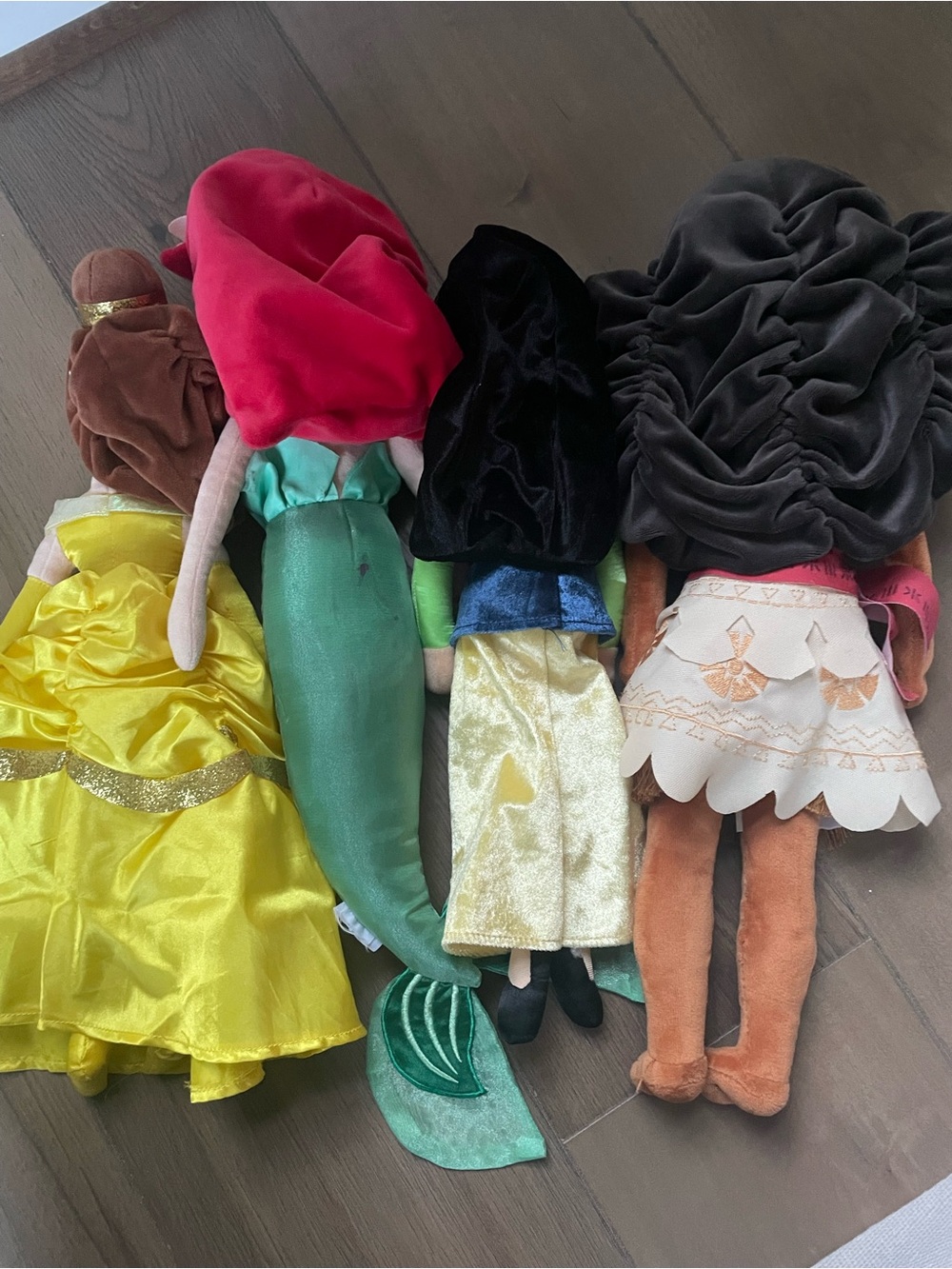 Disney Princess Plush Doll Bundle (4) Moana, Arielle, Belle, Mulan. - Picture 6 of 7